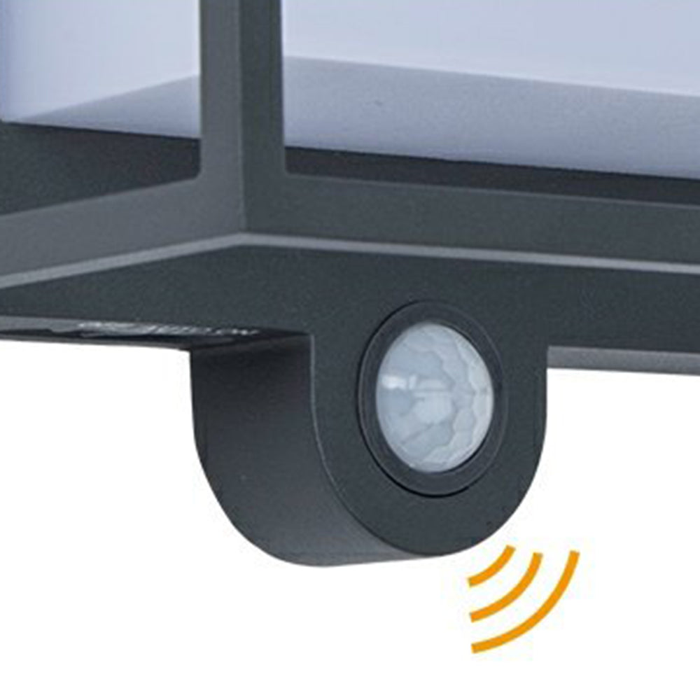 Luxuriöse rechteckige Solar-Wandleuchte