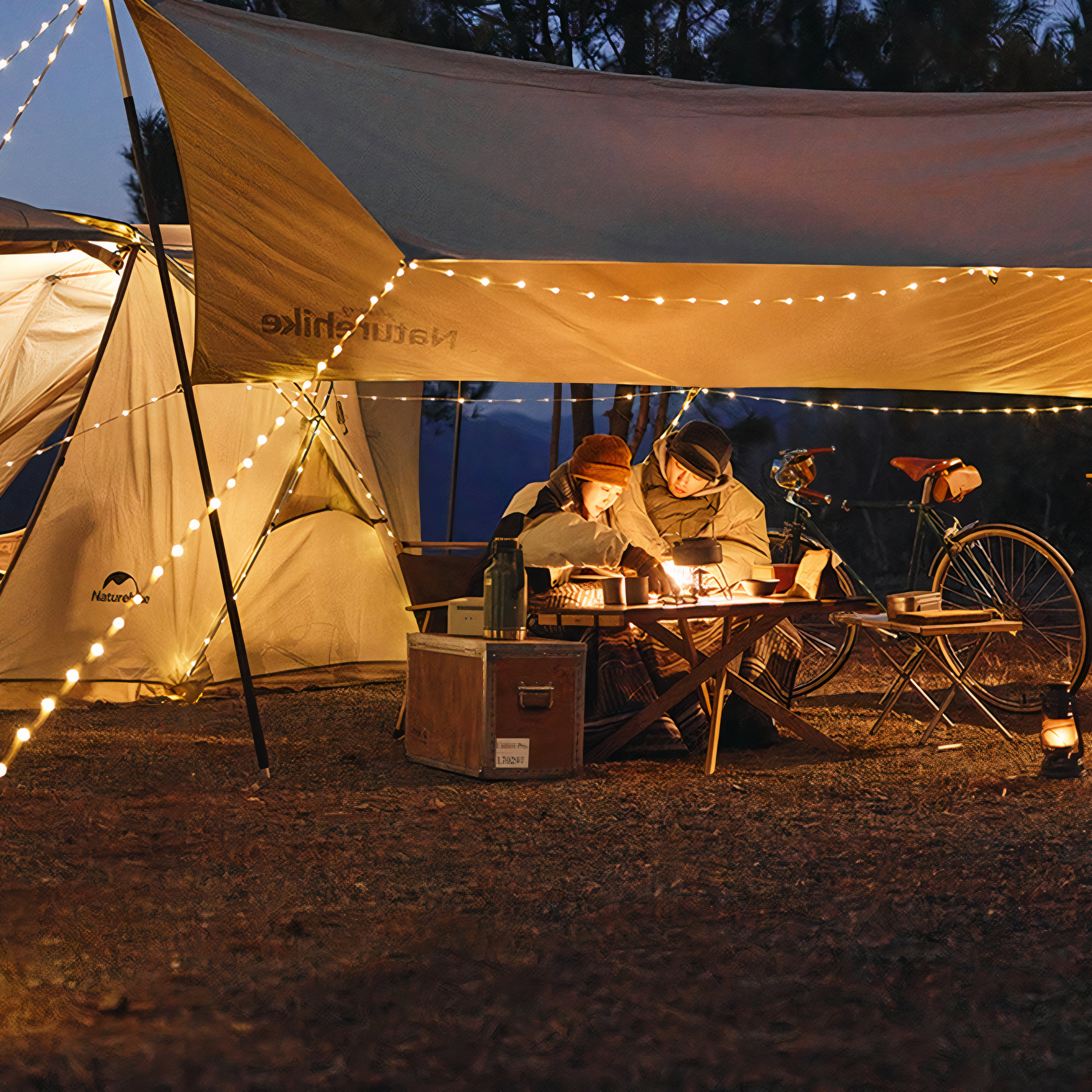 Aufrollbare Campinglampen