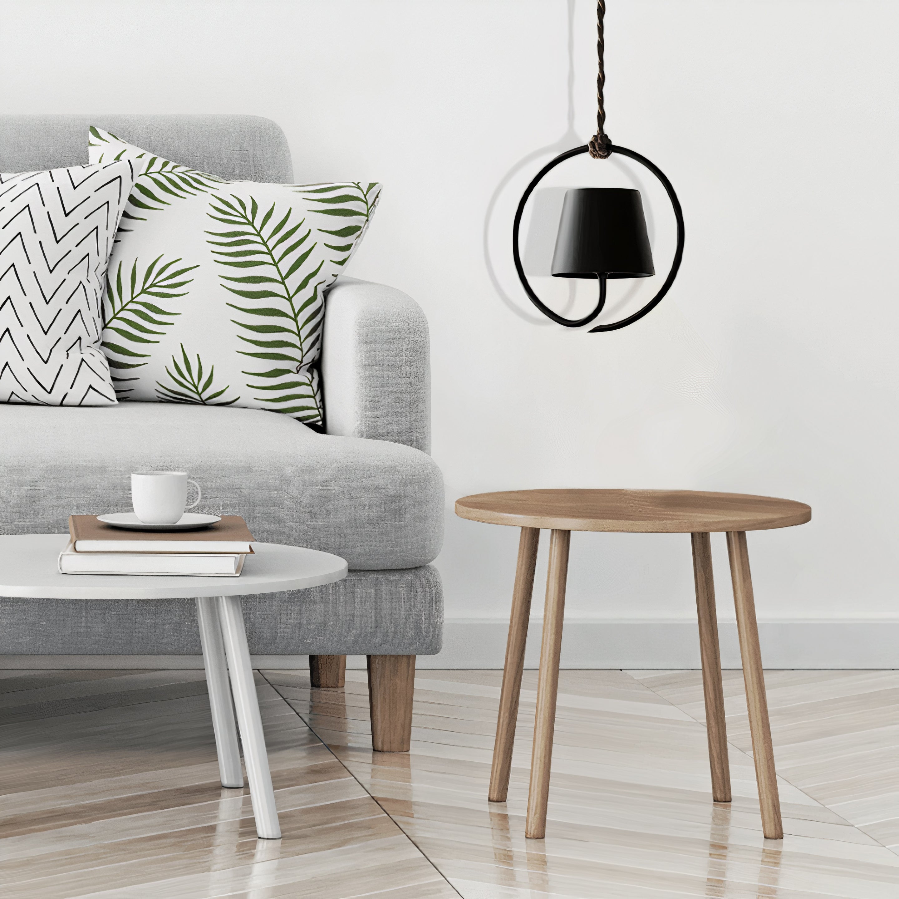 Runde LED-Hängeleuchte