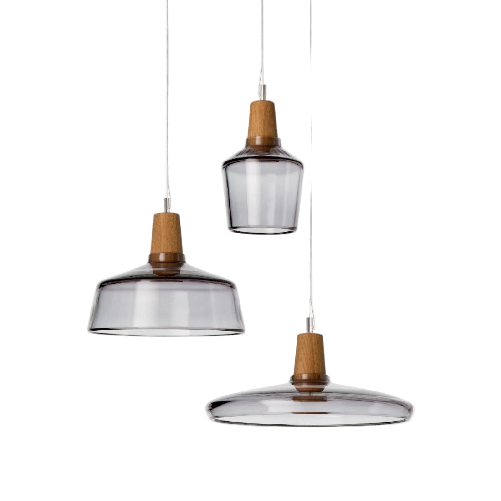 Moderne Glas-Deckenlampe