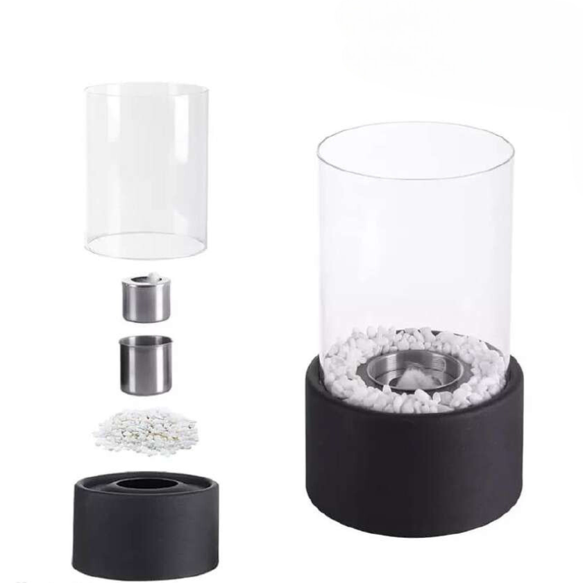 Luxuriöse runde Öllampe