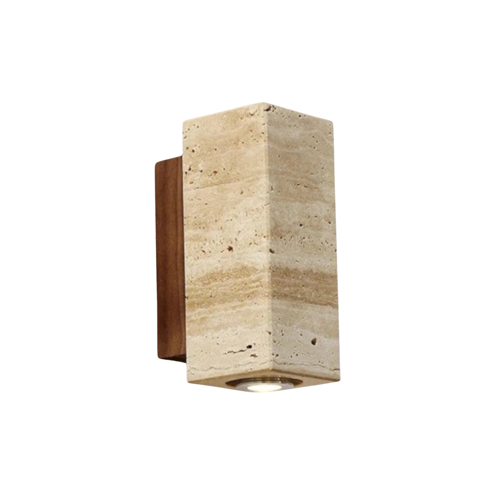 Luxuriöse Wandleuchte aus Naturstein mit Philips HUE