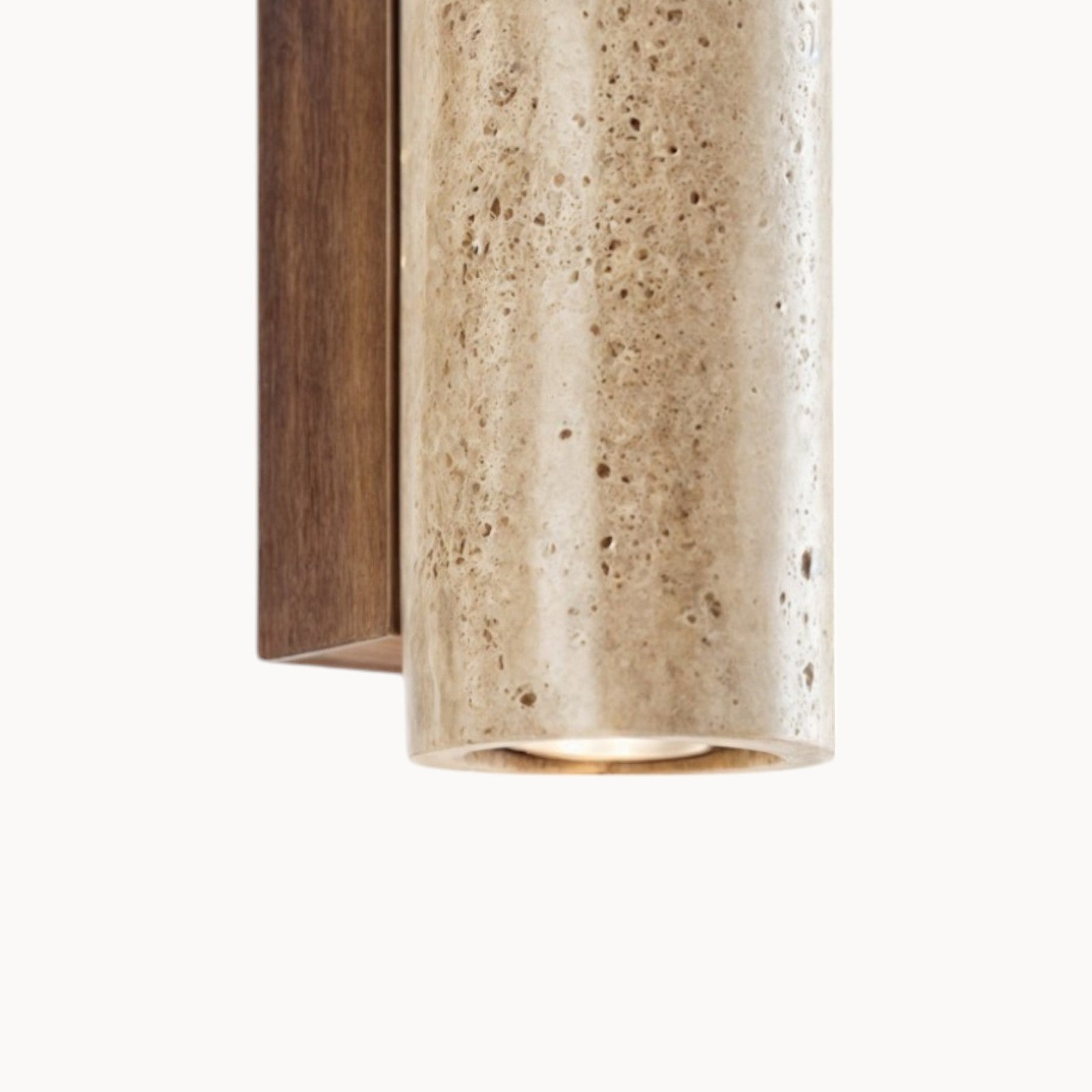 Luxuriöse Wandleuchte aus Naturstein mit Philips HUE