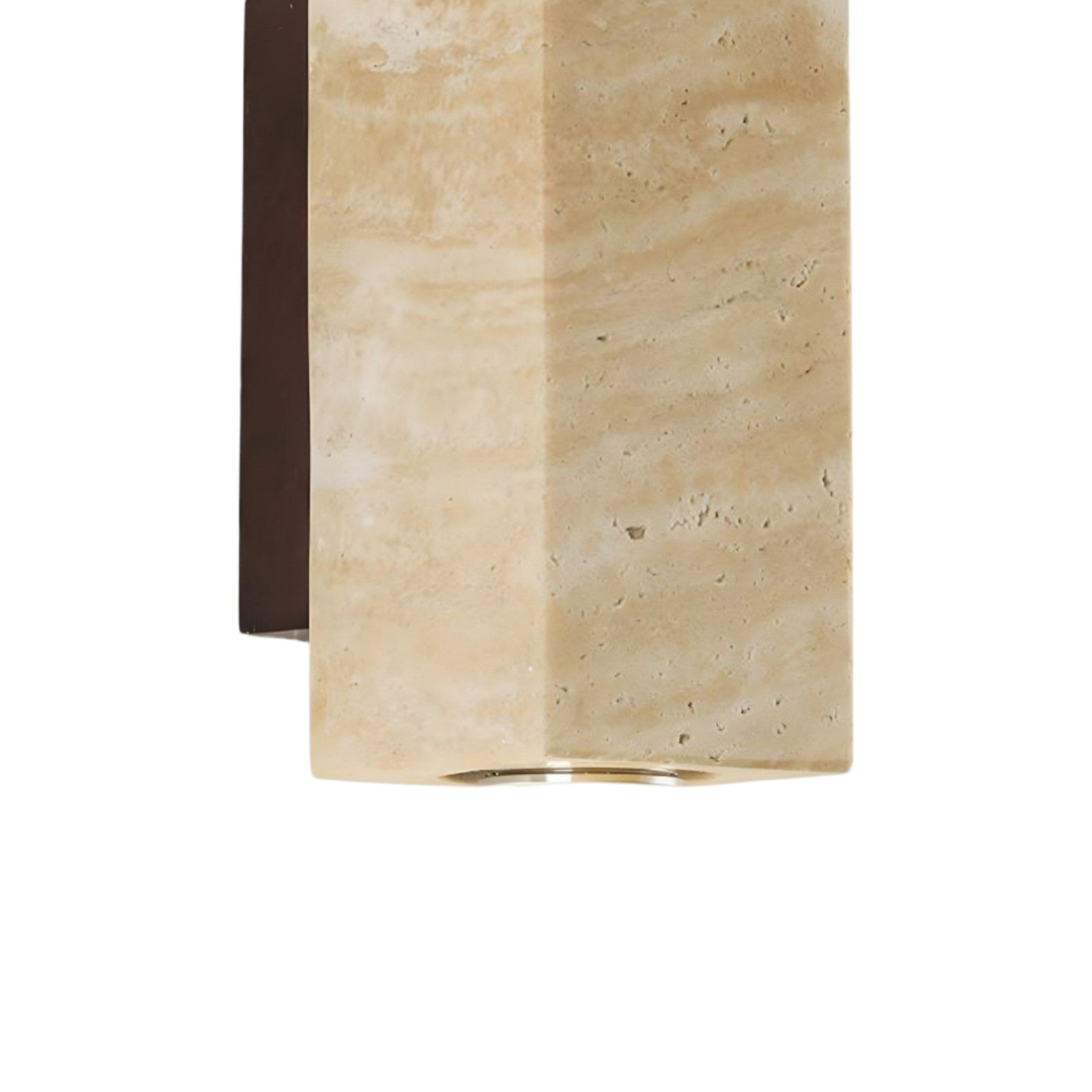 Luxuriöse Wandleuchte aus Naturstein mit Philips HUE