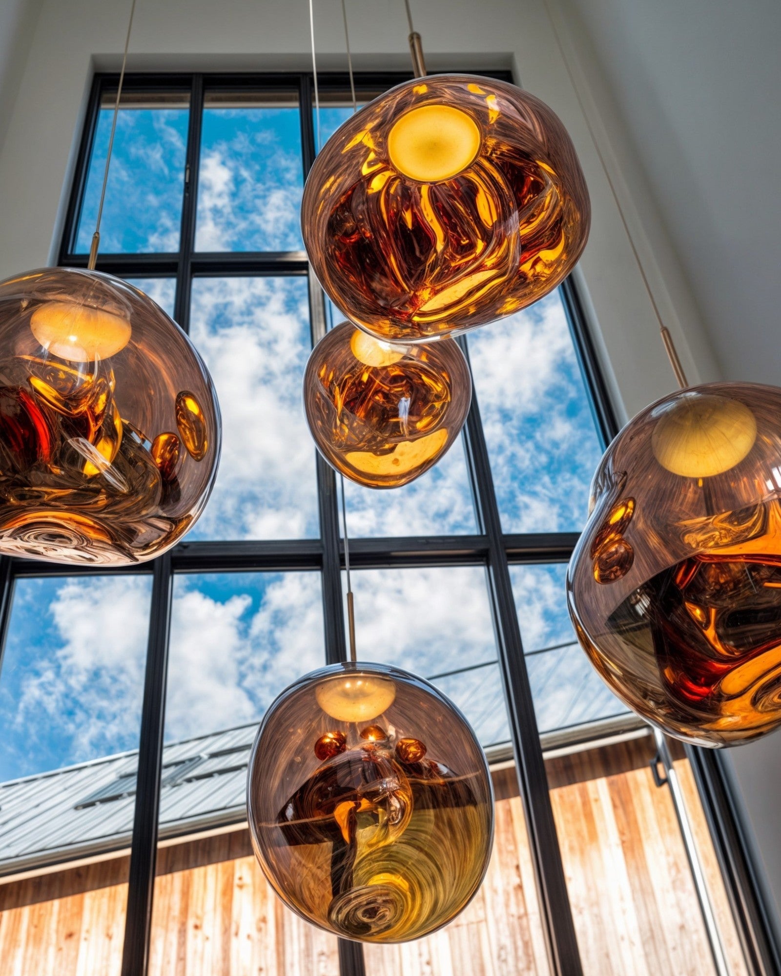 Moderne Acryl-Design-Pendellampe