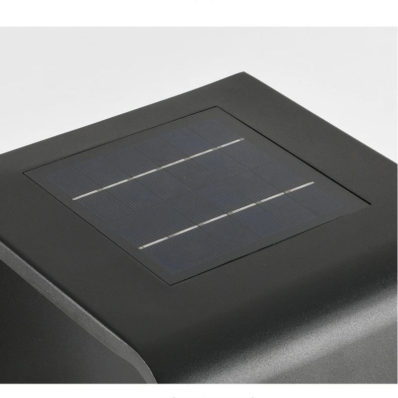 Luxuriöse moderne Solar-Außenlampe