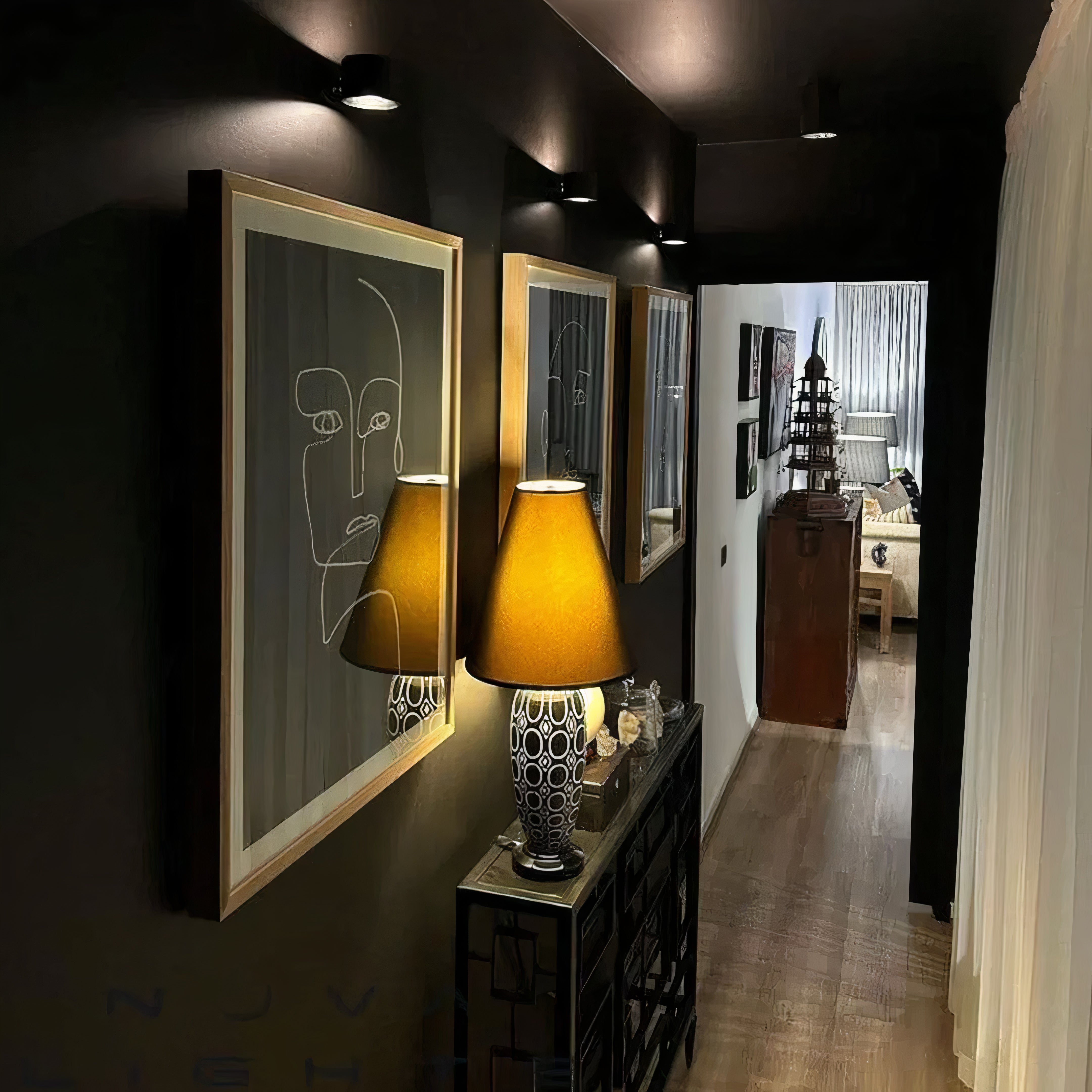 kabellose 360° Umkehrbare Wandlampe