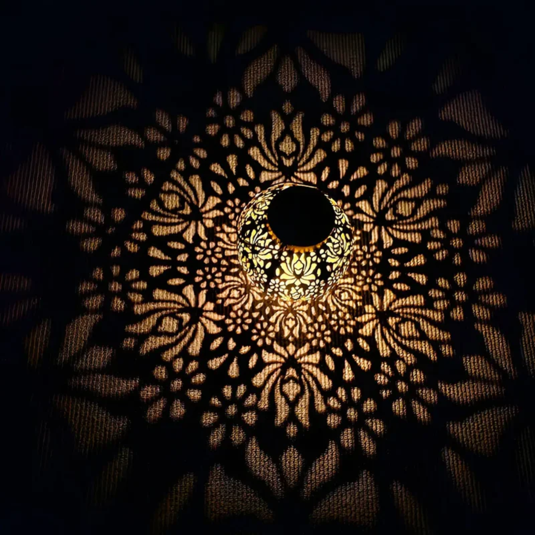 Runde Solar Außenlaterne