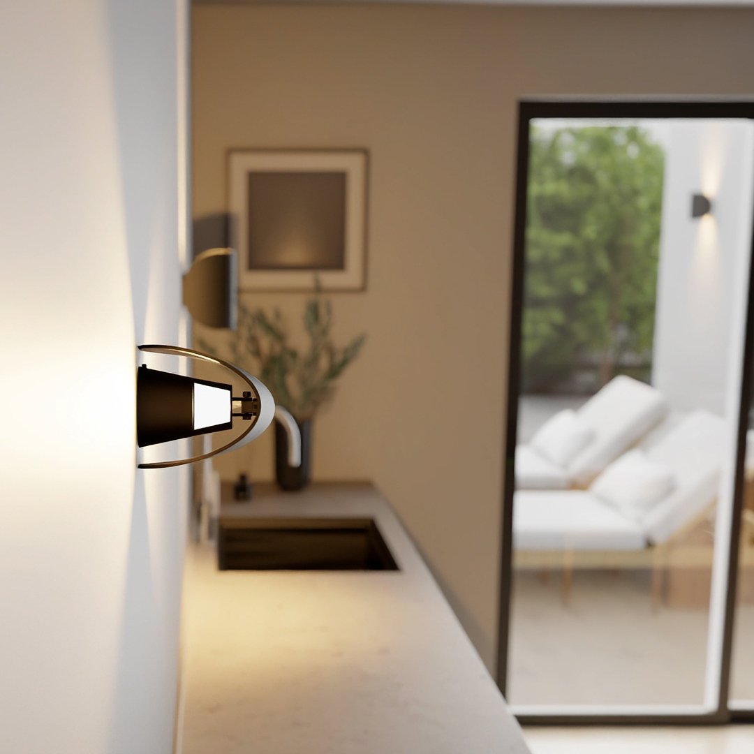 Verstellbare Design-Wandleuchte