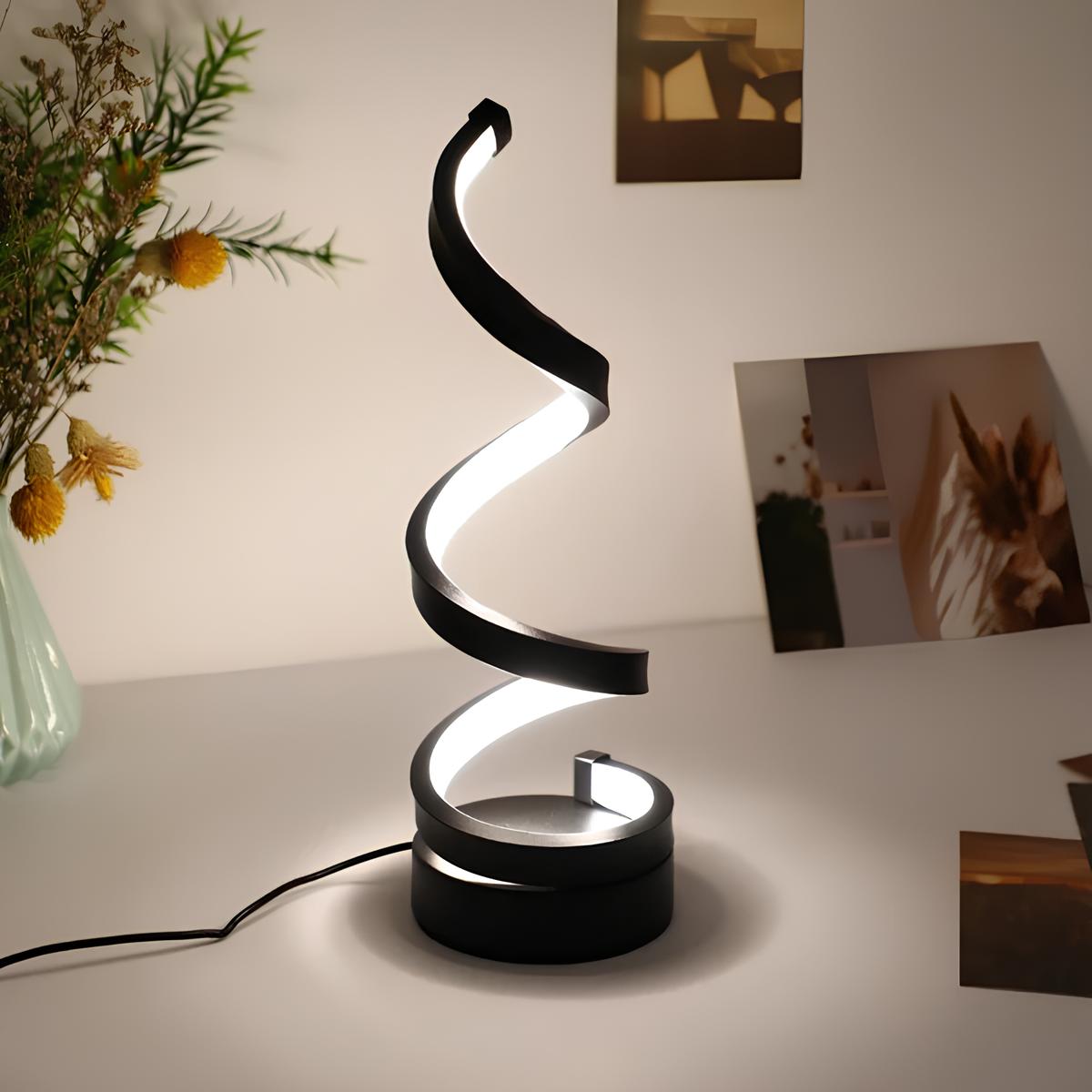 Spiral Tischlampe