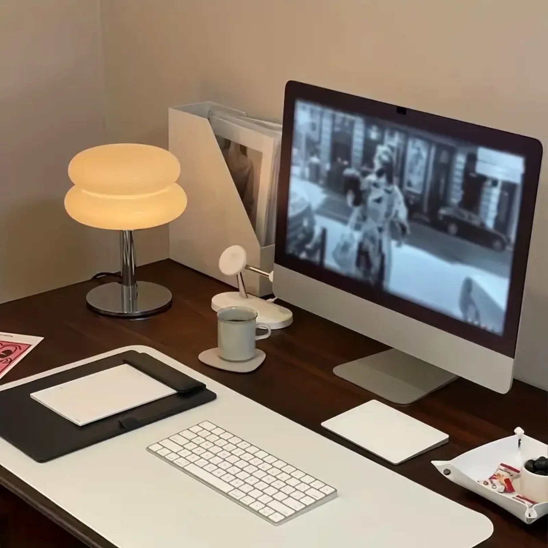 klassische Macaron Tischlampe