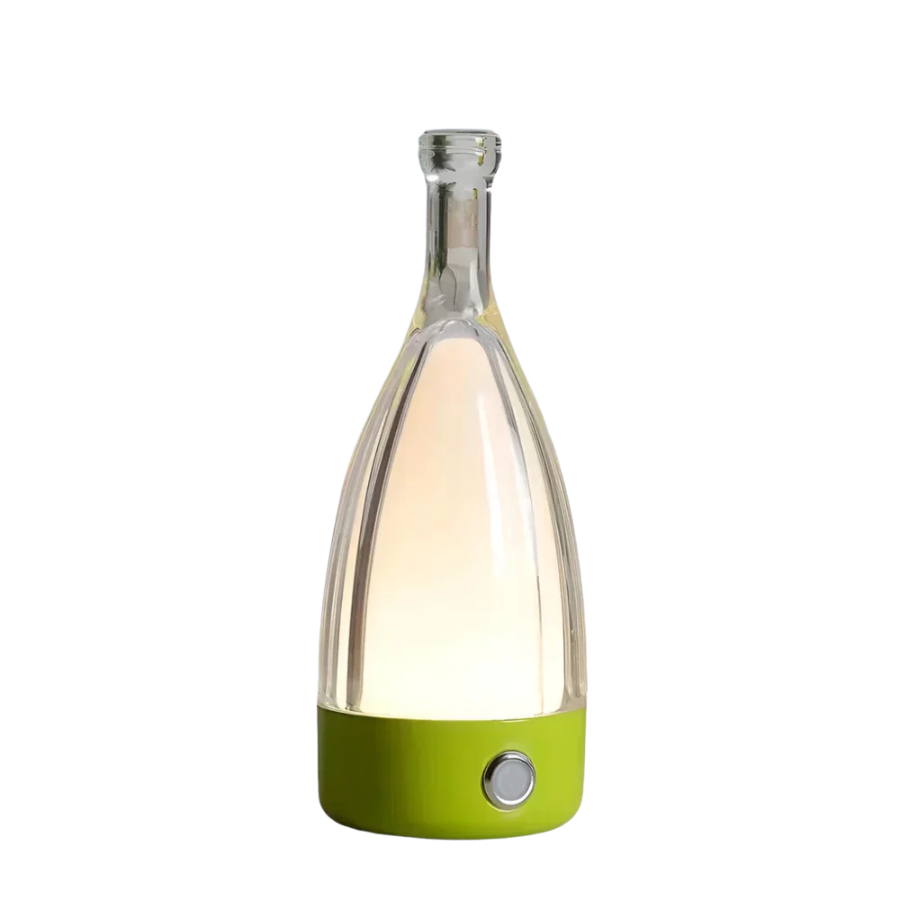 Wiederaufladbare Tischlampe Weinflasche