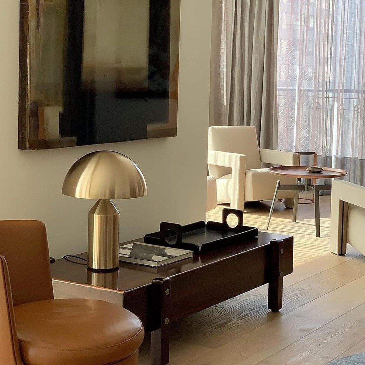 Dimmbarer Pilz-Tischleuchte