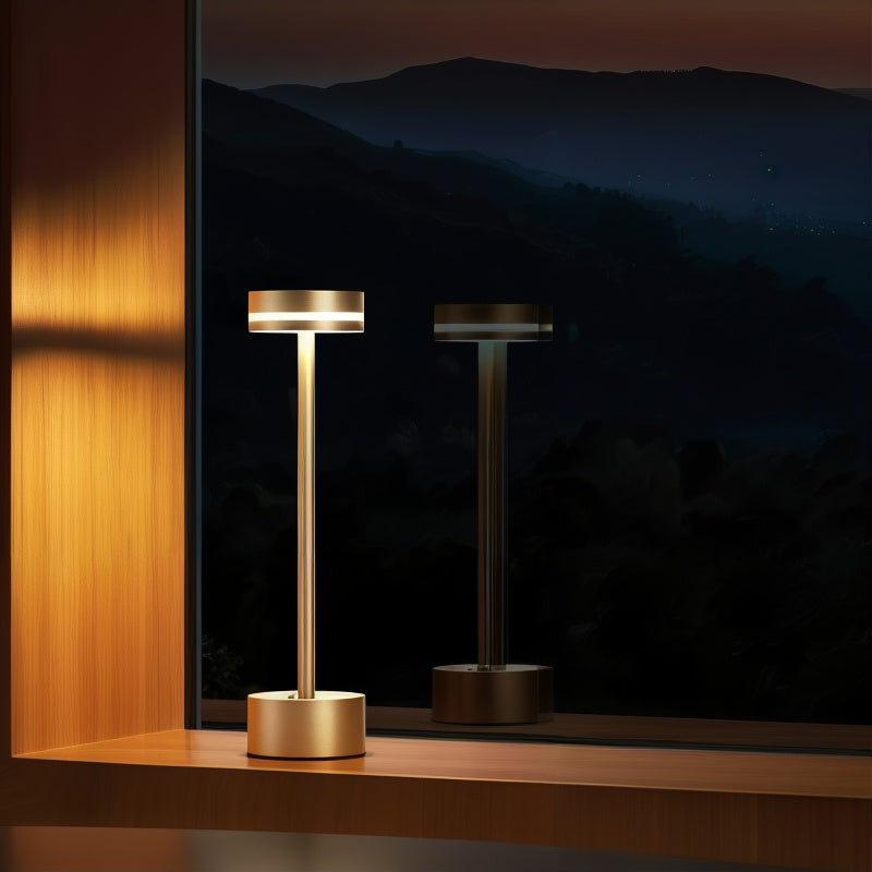 Luxuriöse wiederaufladbare Tischlampe