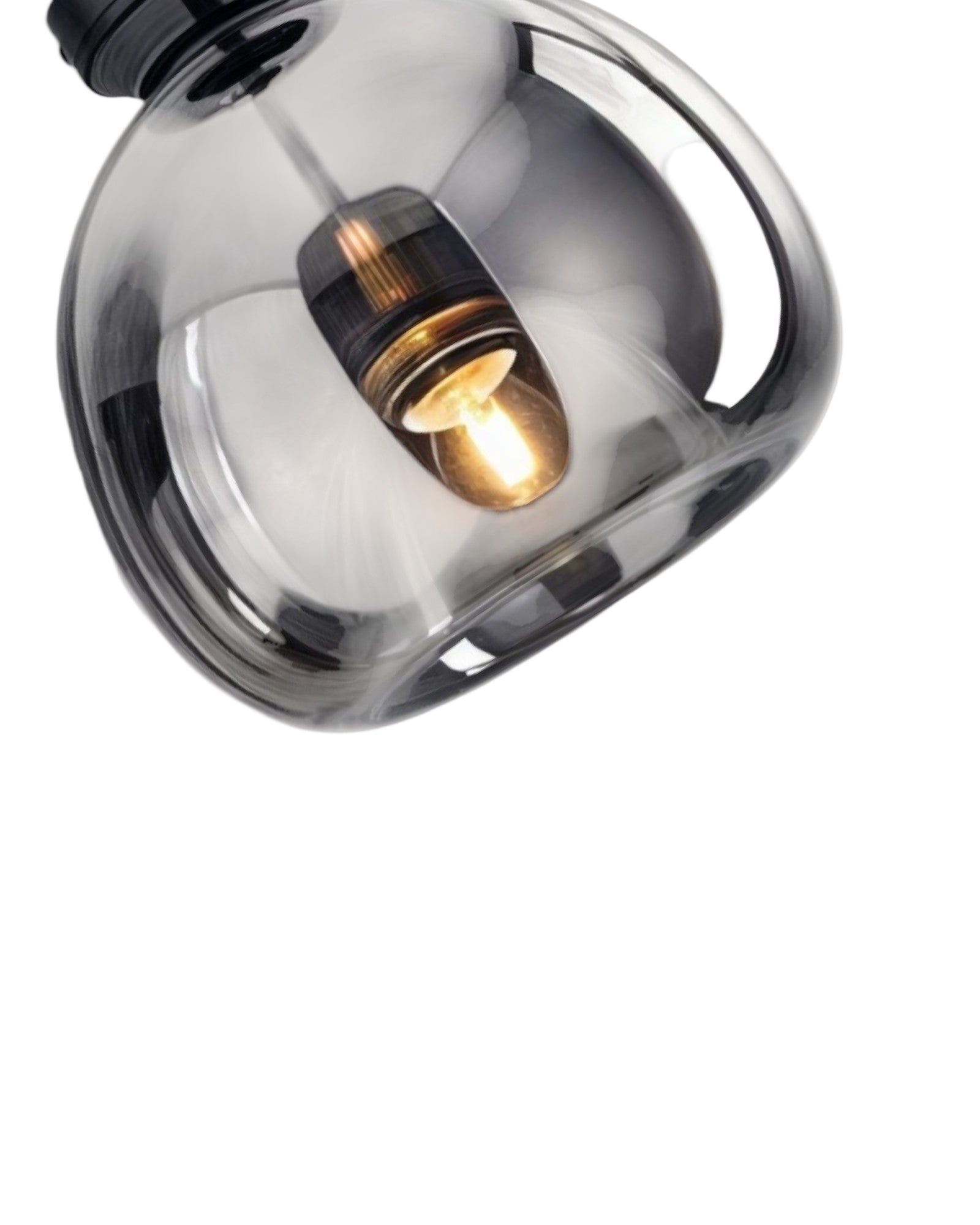 Moderne Glas-LED-Deckenlampe