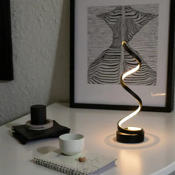 Spiral Tischlampe
