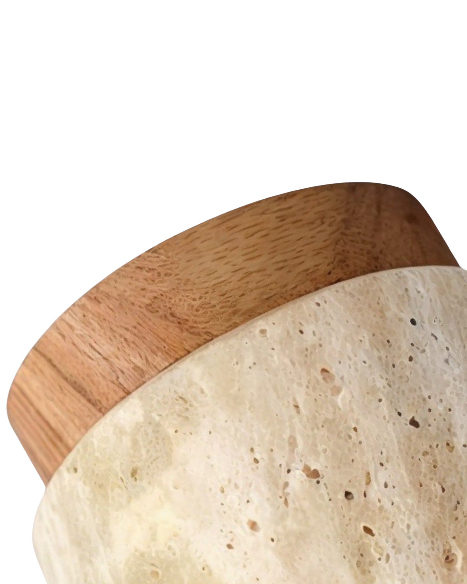 Stein-Deckenleuchte im japanischen Stil