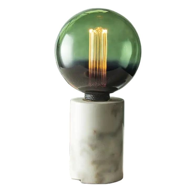 Elegante Marmor Tischlampe