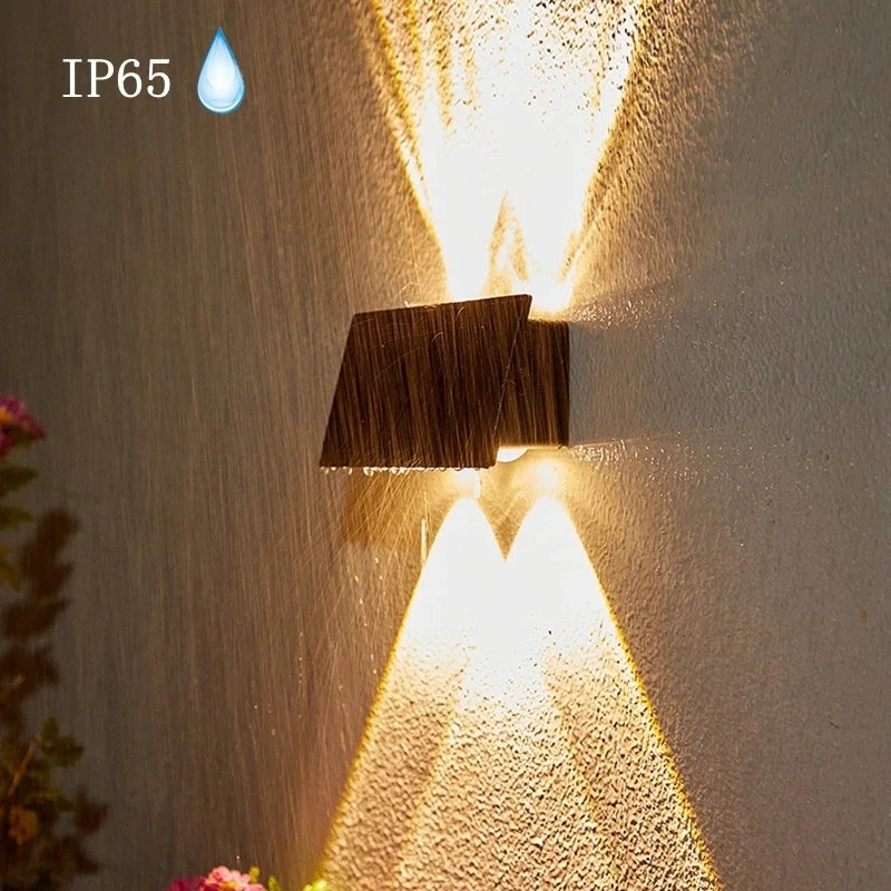 Kabellose Solar-Außenwandlampe