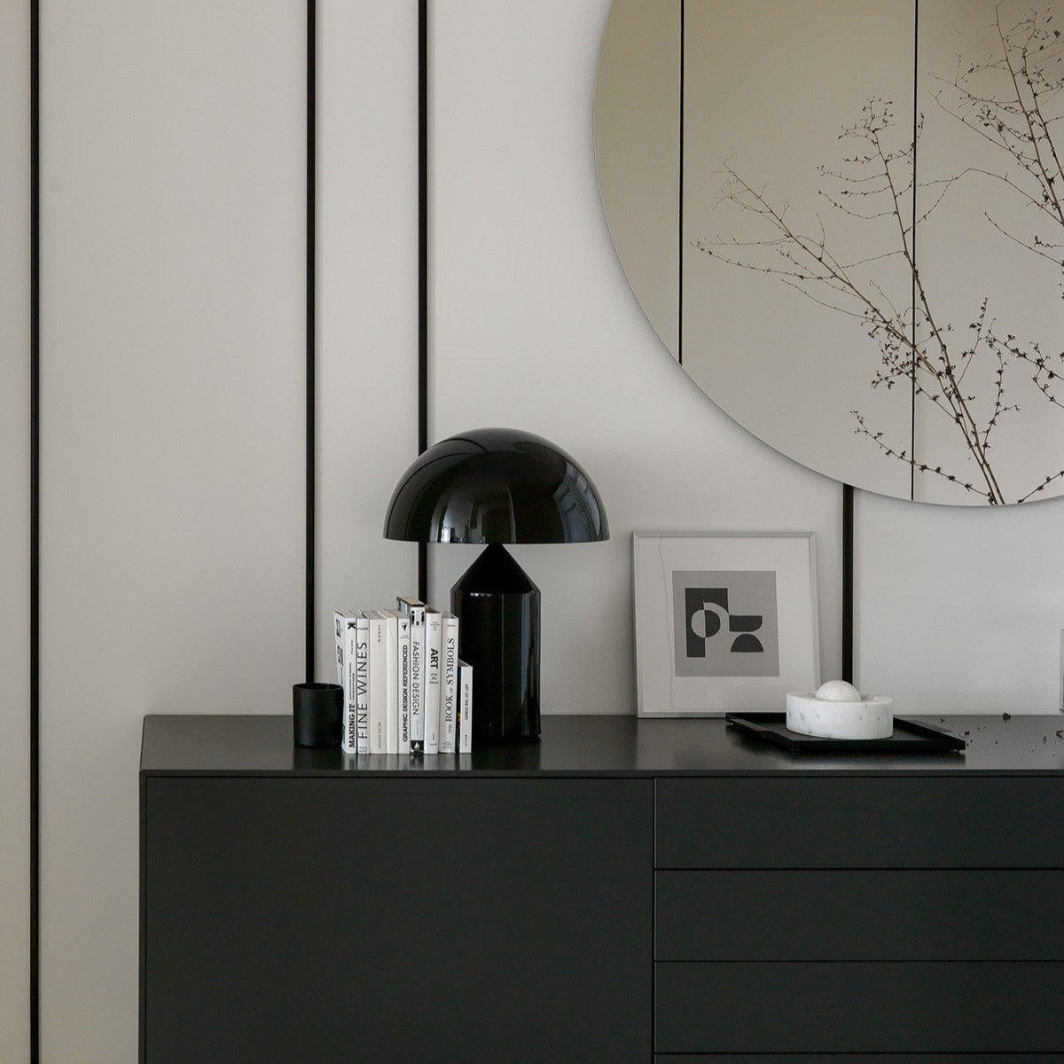 Dimmbarer Pilz-Tischleuchte