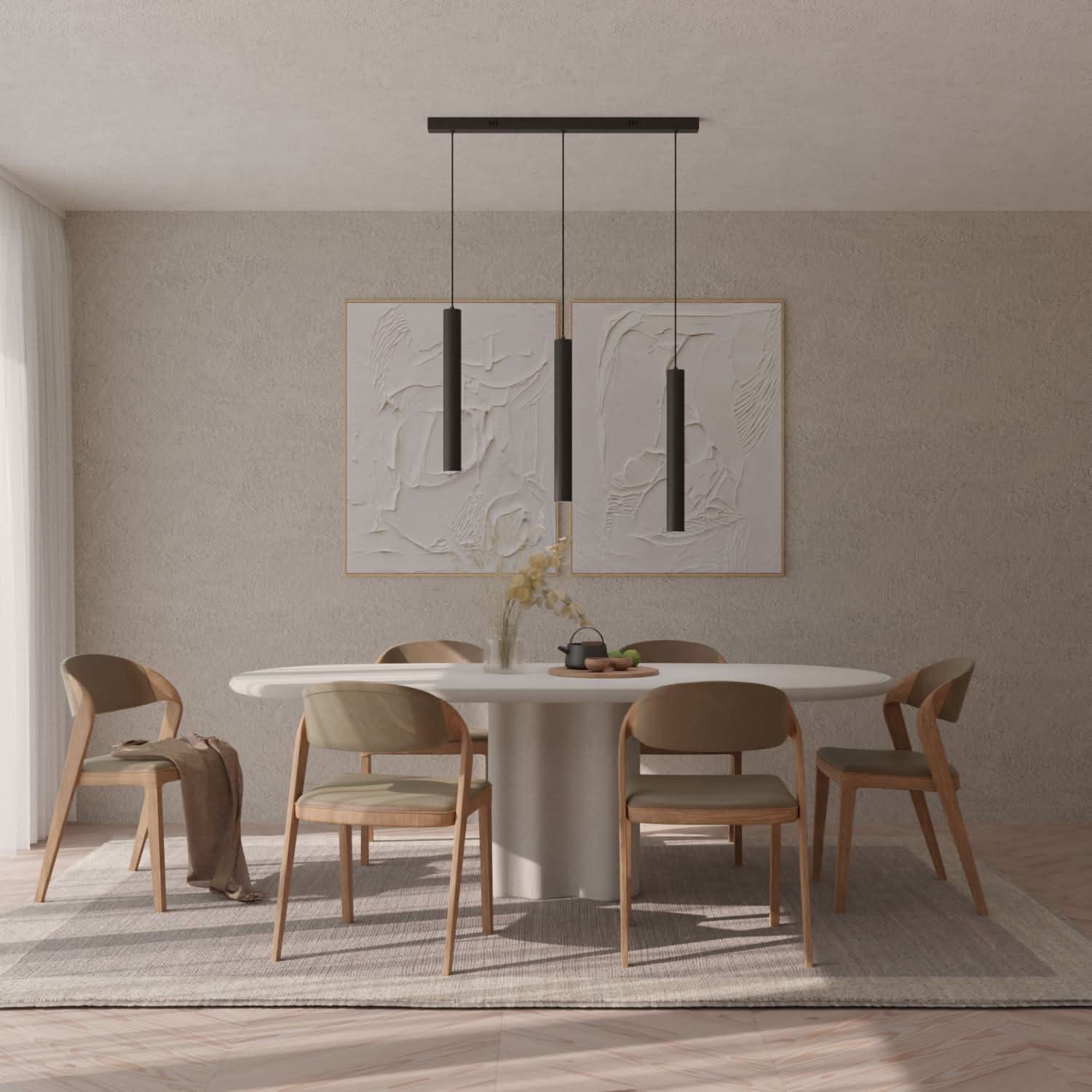 Elegante moderne Pendelleuchte