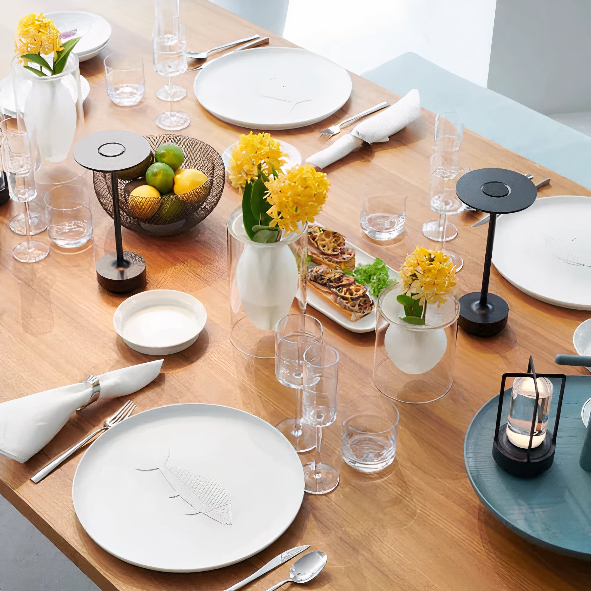 luxuriöse kabellose Tischleuchte